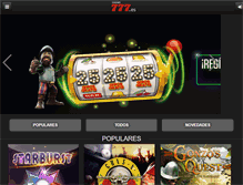 Tablet Screenshot of casino777.es