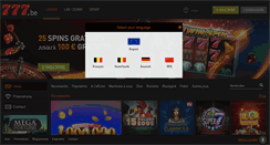 Desktop Screenshot of casino777.be